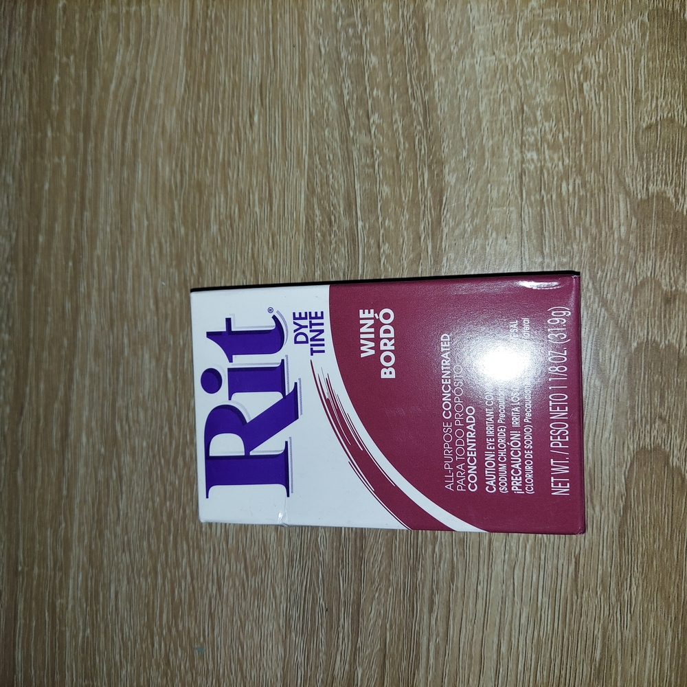 Rit Dye Wine Color
